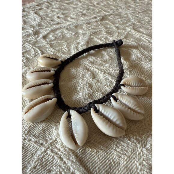 Lot of 4 Vintage Cowrie Shell Jewelry – Surfer Girl Necklaces & Bracelets Boho - Picture 10 of 16